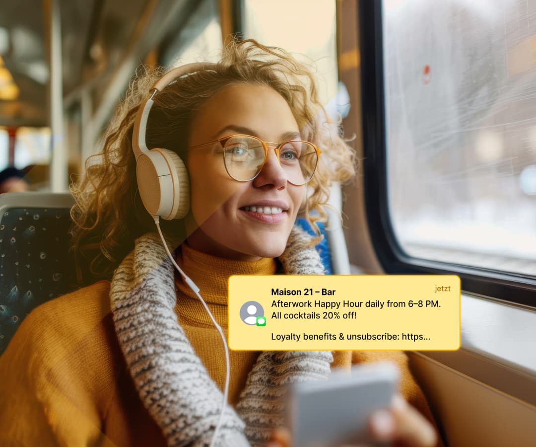 Campaigns & promotions via SMS (existing customer marketing)